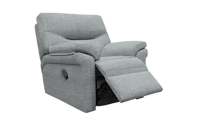 G Plan Seattle Fabric Power Recliner