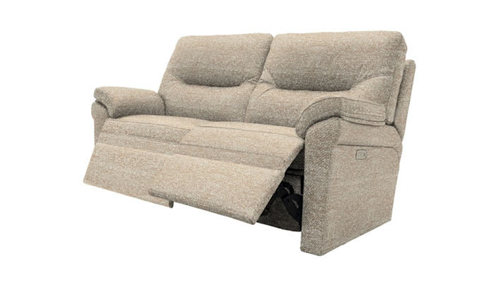 G Plan Seattle Fabric 2 Seater Mnaual Double Recliner