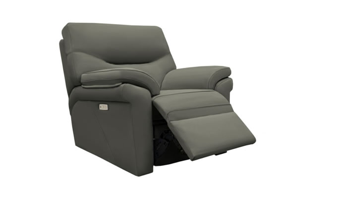 G Plan Seattle Leather Power Recliner