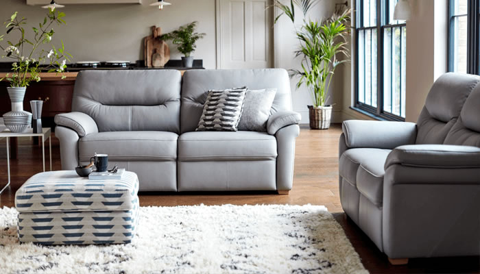 G Plan Seattle Leather 2.5 Seater Power Double Recliner