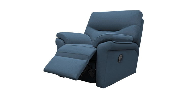 G Plan Seattle Fabric Power Recliner with Lumbar Support