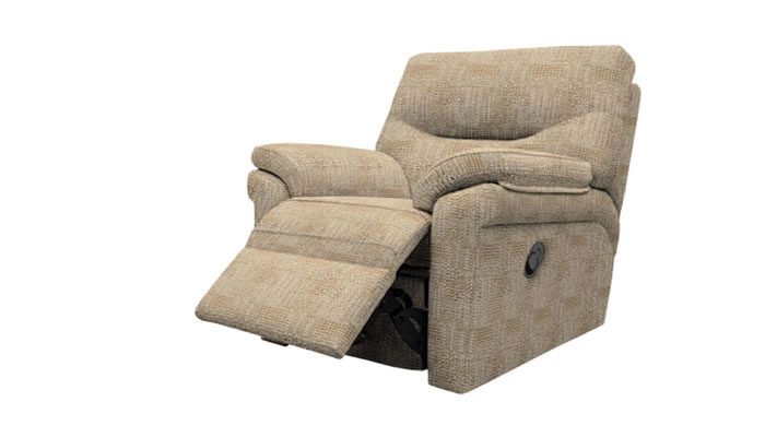 G Plan Seattle Fabric Power Recliner with Lumbar Support