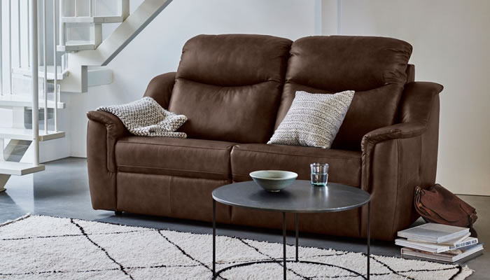 G Plan Firth Leather Chair Power Recliner