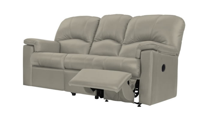 G Plan Chloe Leather 3 Seater Power Single Recliner