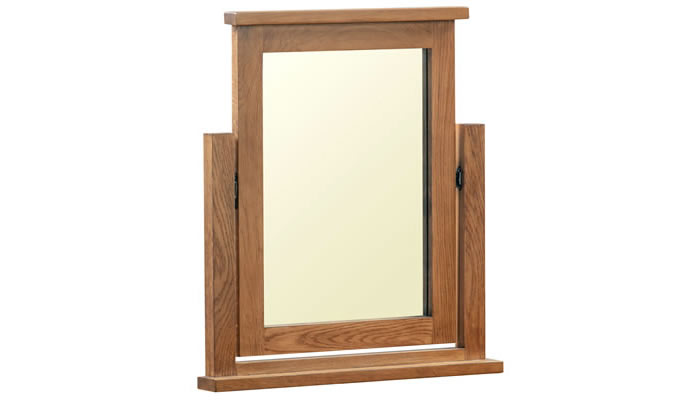 Signature Collection Dorridge Rustic Oak Bedroom Mirror