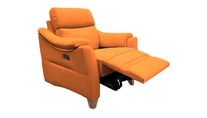 G Plan Hurst Fabric Chair Power Recliner