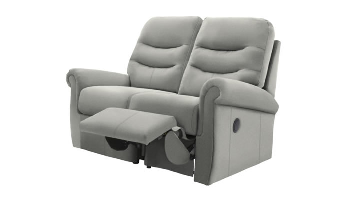 G Plan Holmes Leather 2 Seater Manual Single Recliner