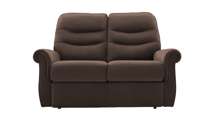 G Plan Holmes Leather Small 2 Seater Sofa