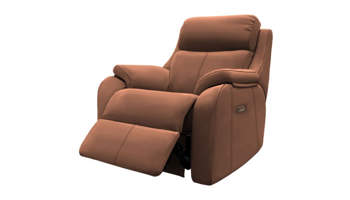 G Plan Kingsbury Leather Chair Power Recliner