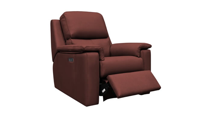 G Plan Harper Leather Chair Power Recliner