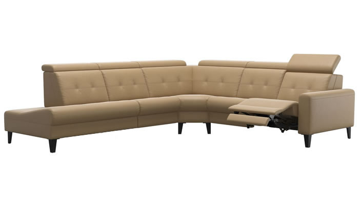Stressless Anna A1 Leather Corner Sofa Power Recliner End Back