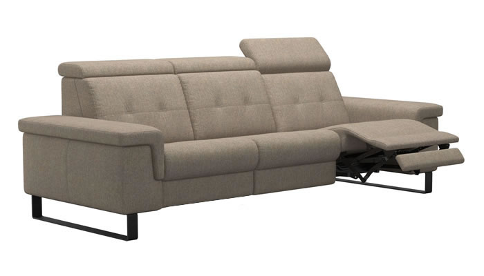 Stressless Anna A2 Fabric 3 Seater Sofa Power Recliner