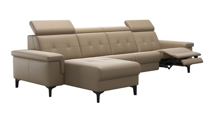 Stressless Anna A2 Leather 4 Seater Sofa Power Recliner Long Seat