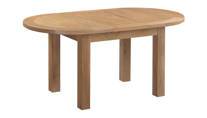 Signature Collection Dorridge Light Oak D-End Extending Table