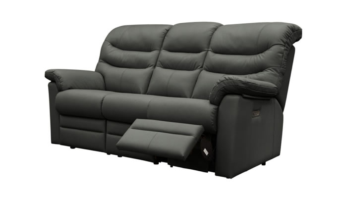G Plan Ledbury Leather 3 Seater Power Single Recliner