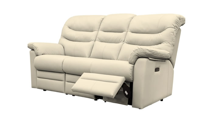 G Plan Ledbury Leather 3 Seater Power Single Recliner