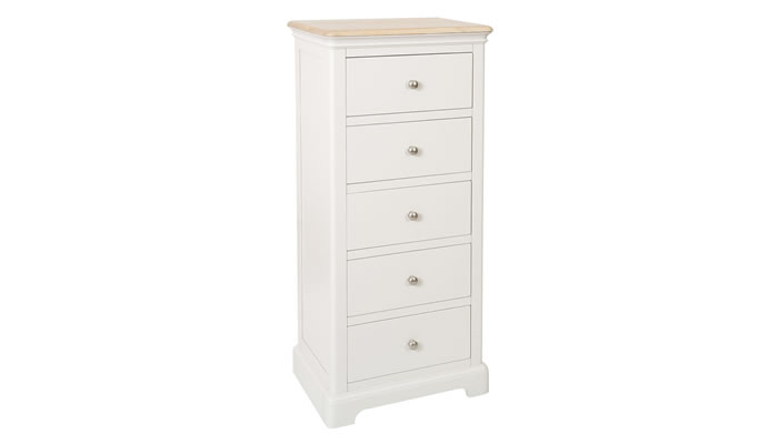 Signature Collection Leamington Painted Bedroom 5 Drawer Wellington