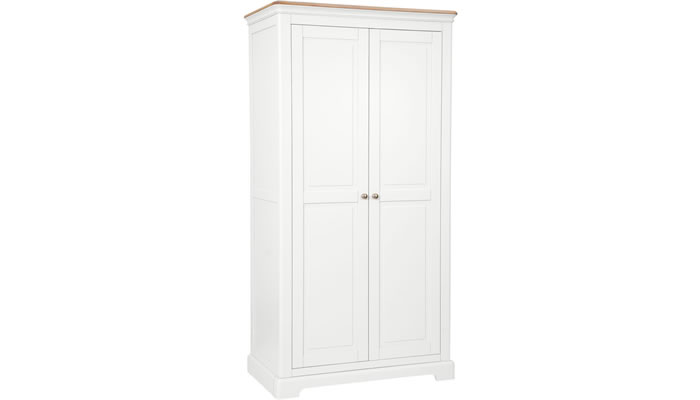 Signature Collection Leamington Painted Bedroom Full Hanging Double Wardrobe