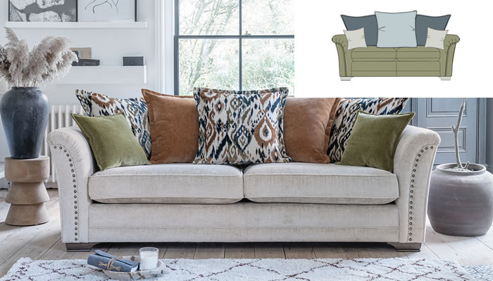 Alstons Evesham 2 Seater Sofa Pollow Back