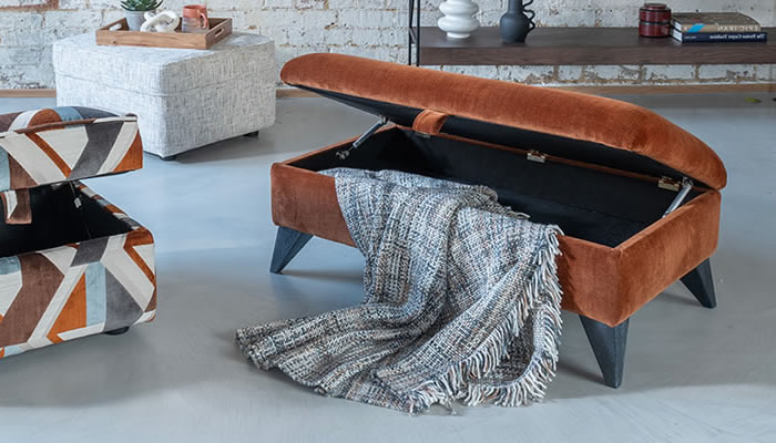 Alstons Nevada Legged Ottoman