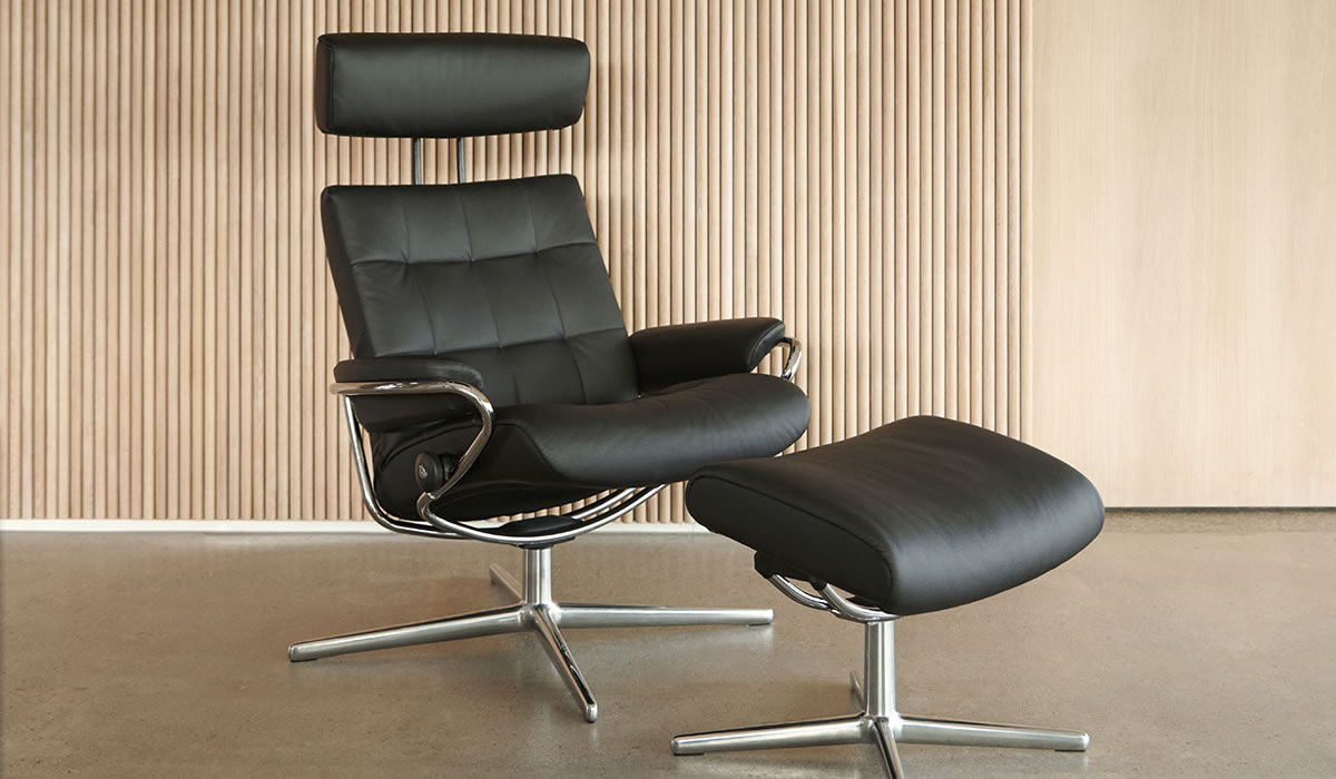 Stressless London Swivel Recliner Cross Base 